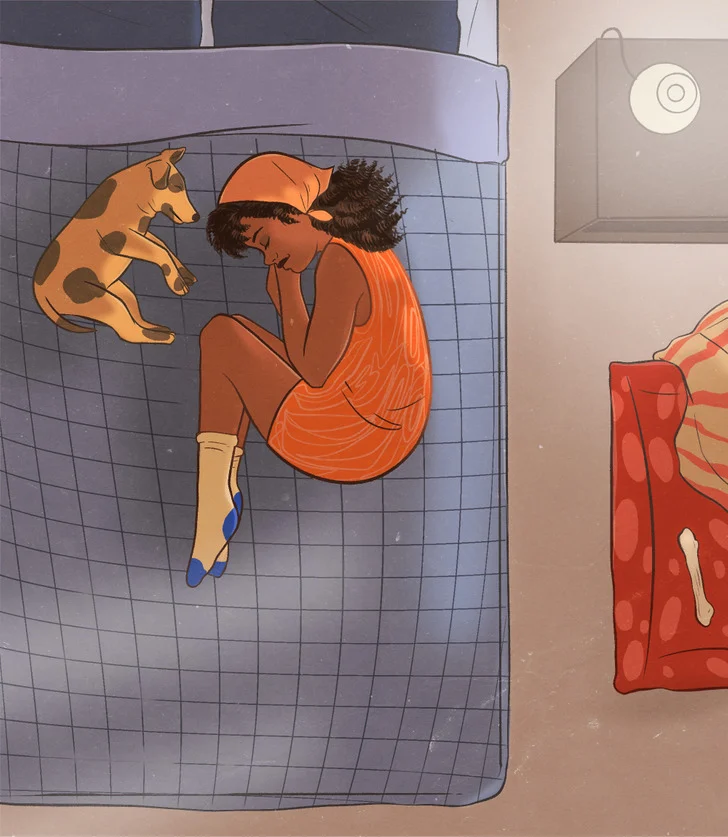 dormir La position du fœtus