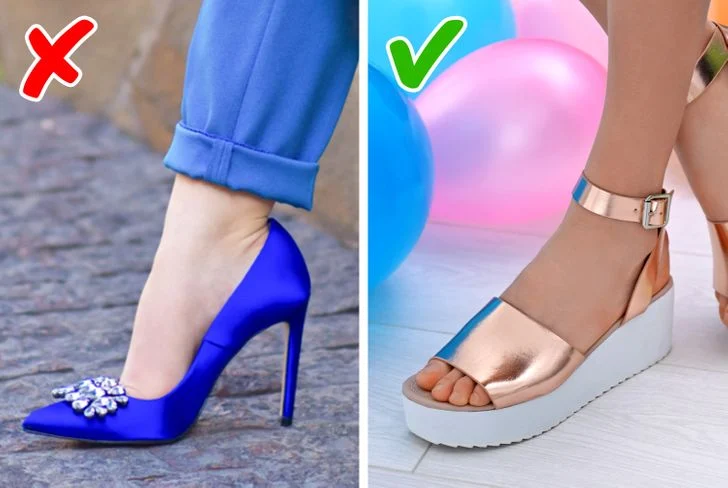 Le choix de chaussures confortables