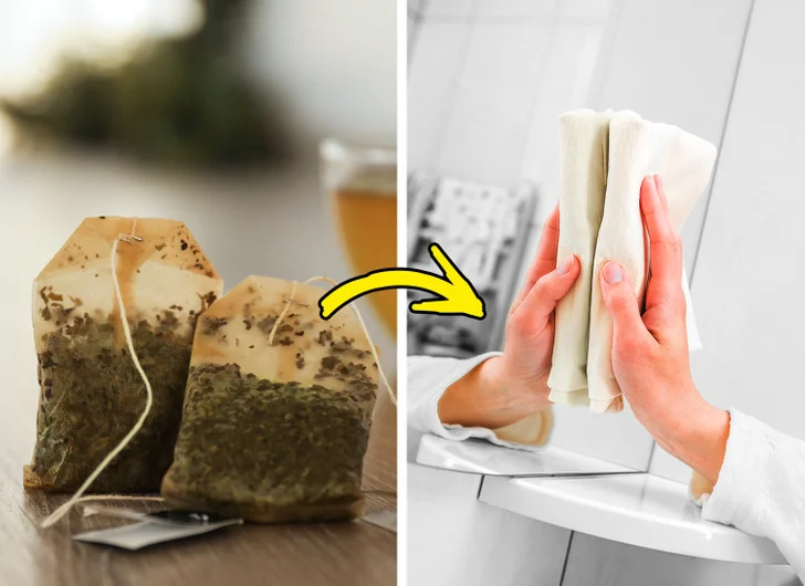 Les sachets de thé