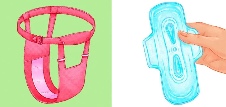 produits Les serviettes hygiéniques jetables