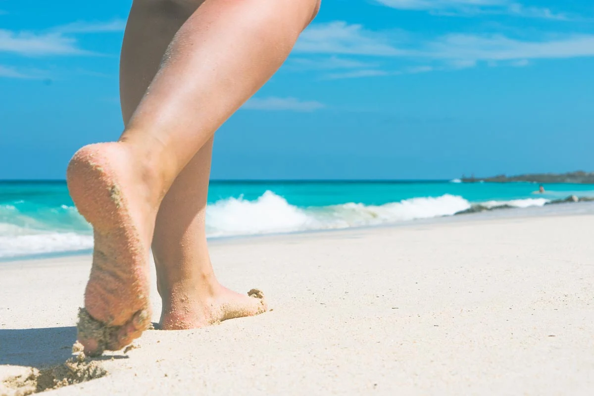 Marchez sur le sable
