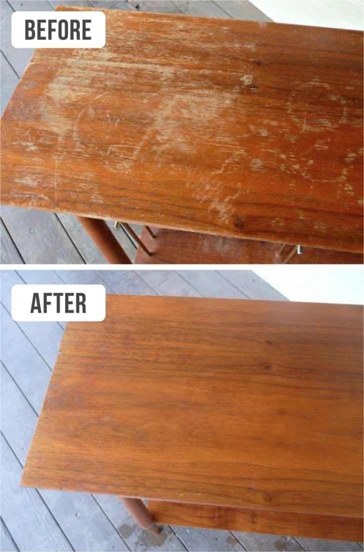 propre maison Restaurer une table