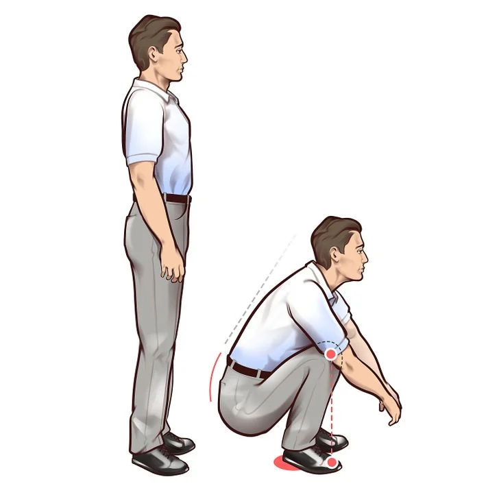 Squat face au mur