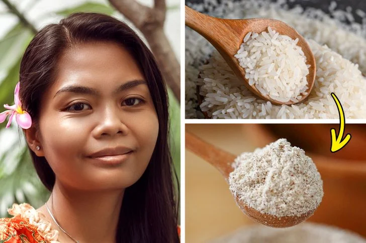 beauté Utiliser la farine de riz