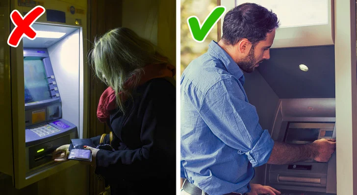 Utilisez les distributeurs automatiques de billets durant la journée