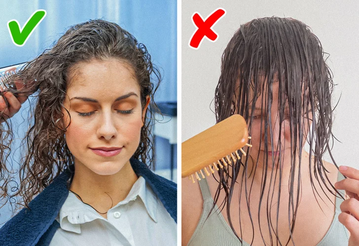 Vous sortez votre peigne sous la douche