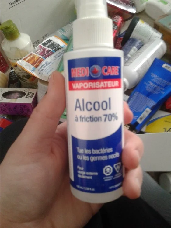 l'alcool à friction
