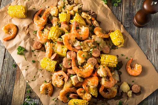 Bouillie de crevettes grillées