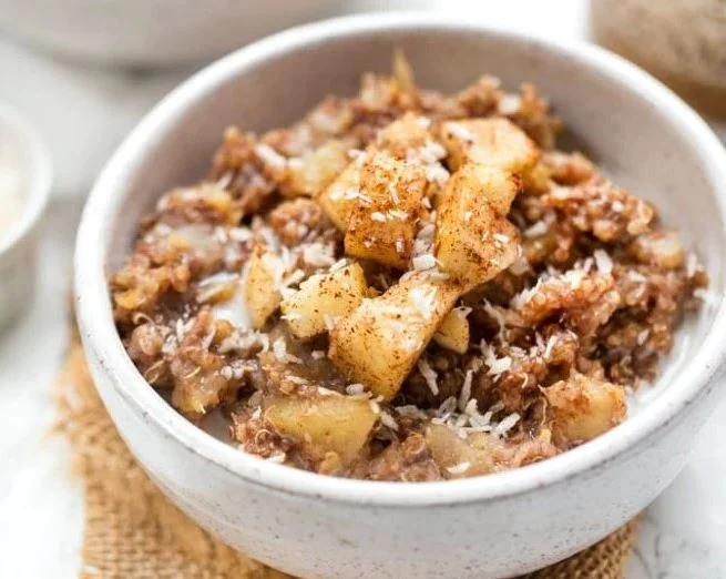 petit-déjeuner Quinoa aux pommes