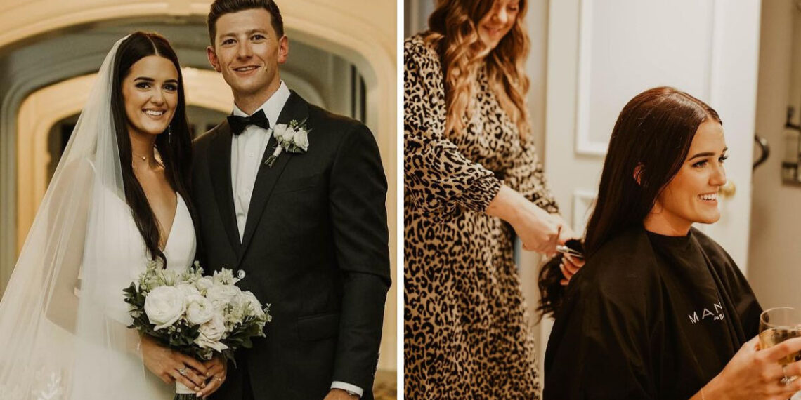 Cette mariée a coupé ses longs cheveux en un carré court entre la cérémonie de mariage et la réception. Le résultat est époustouflant ! 3 Cette mariée a coupé ses longs cheveux en un carré court entre la cérémonie de mariage et la réception. Le résultat est époustouflant ! cheveux courts cheveux longs coupe carrée bob
