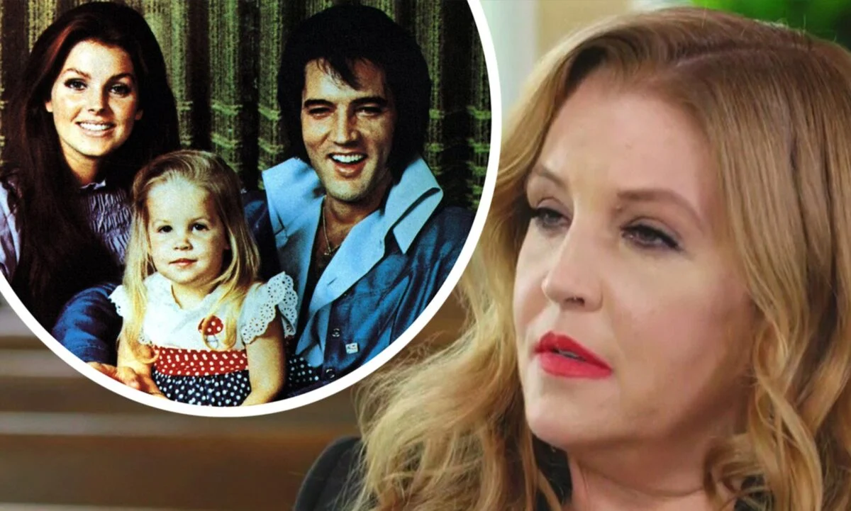 ELVIS PRESLEY WITH PRISCILLA AND DAUGHTER LISA MARIE, AMERICA – 1970 ELVIS PRESLEY WITH PRISCILLA AND DAUGHTER LISA MARIE, AMERICA – 1970