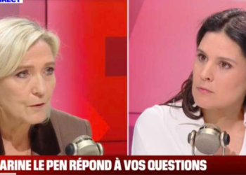 "Arrêtez avec mon père !" : Marine Le Pen s’agace face à Apolline de Malherbe 14 "Arrêtez avec mon père !" : Marine Le Pen s’agace face à Apolline de Malherbe « Arrêtez avec mon père ! » : Marine Le Pen s’agace face à Apolline de Malherbe