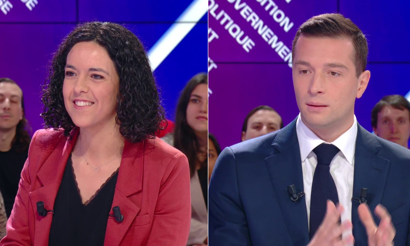 Capture decran 2024 06 03 195940 Manon Aubry,Jordan Bardella