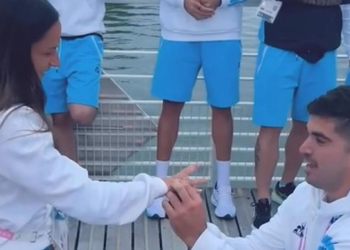 JO 2024: une demande de mariage (acceptée) au village olympique