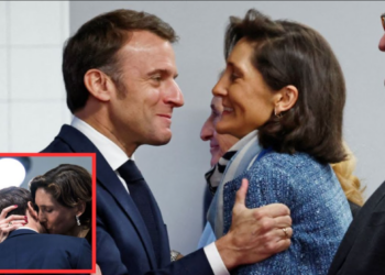 « Brigitte va pas aimer » : des photos d&rsquo;Emmanuel Macron et Amélie Oudéa-Castera très proches après la cérémonie des JO font réagir