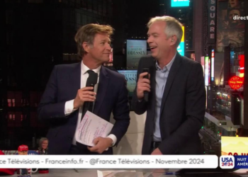 « Je fais un peu la gueule… » : Laurent Delahousse se lâche en plein direct sur l’élection américaine