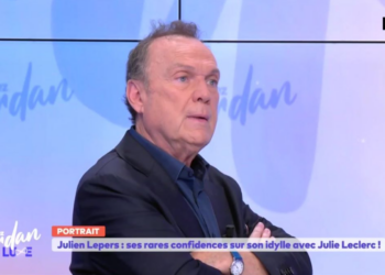 Julien Lepers : « Très séduisante », il lève le voile sur son idylle avec Julie Leclerc