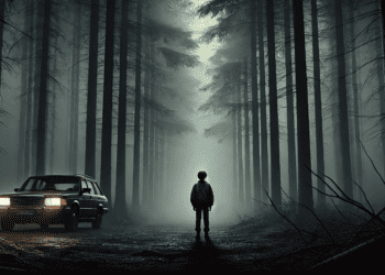 Il voulait punir son fils de 6 ans en le laissant seul la nuit dans les bois, l’enfant s’accroche à la voiture et se fait traîner