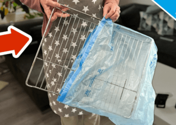 Inutile de frotter, mettez la grille du four dans un sac plastique : elle ressortira comme neuve