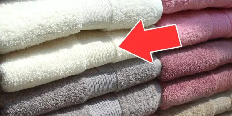 Voici a quoi servent vraiment les bandes de tissu sur les serviettes de bain serviettes