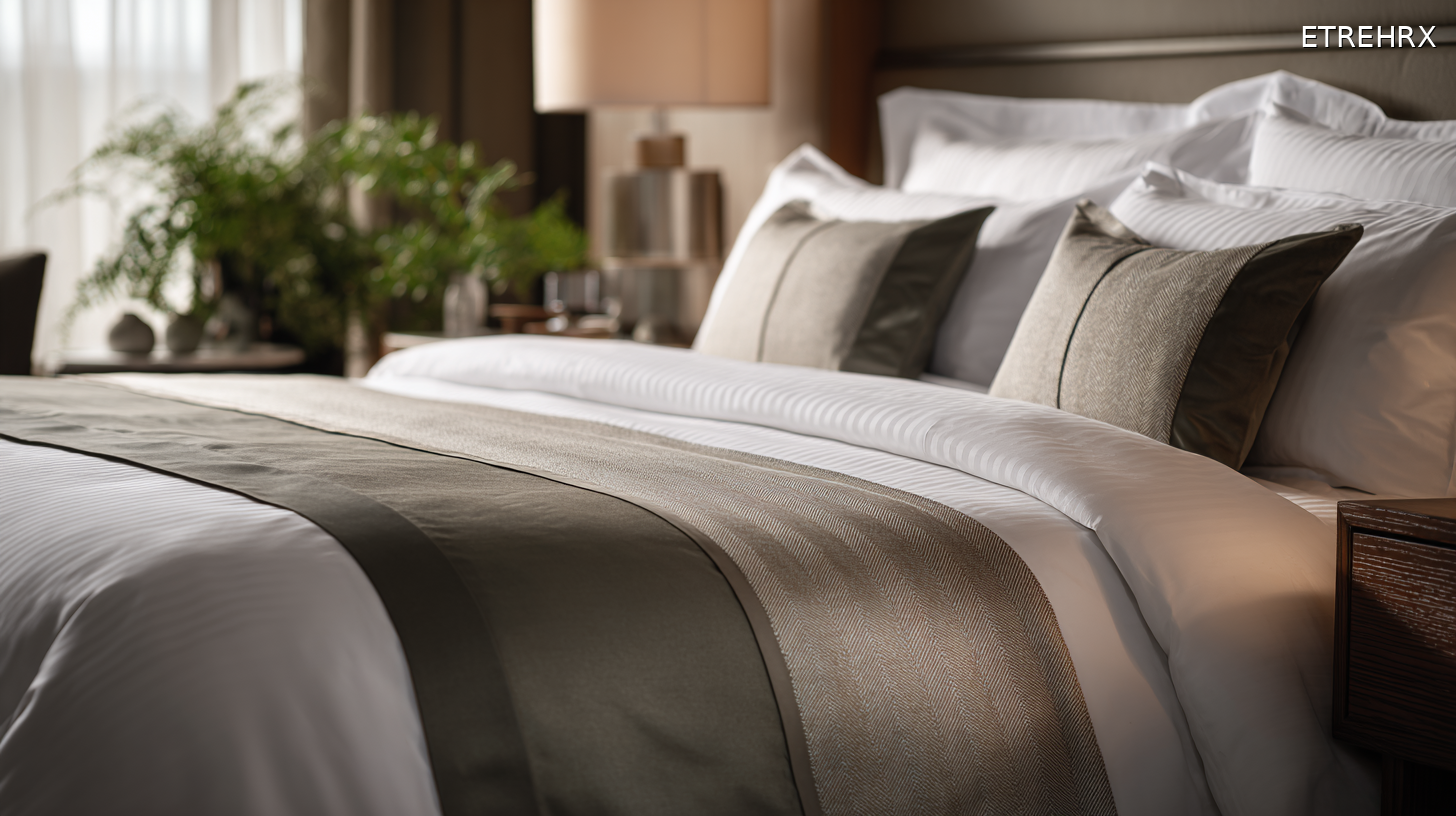 La véritable raison pour laquelle les hôtels placent ce tissu au pied de votre lit 2 La véritable raison pour laquelle les hôtels placent ce tissu au pied de votre lit Image d'illustration © ETREHEUREUX