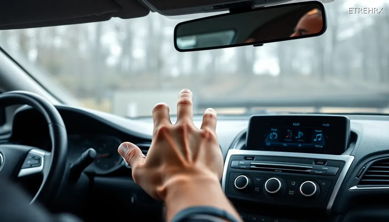 Ce geste que vous faites tous en voiture révèle quelque chose de surprenant sur votre cerveau 2 Ce geste que vous faites tous en voiture révèle quelque chose de surprenant sur votre cerveau Image d'illustration © ETREHEUREUX