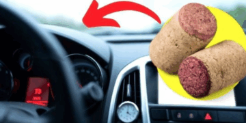Un bouchon de liège dans sa voiture, l’astuce méconnue qui change tout au moment de prendre le volant