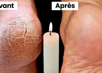 Adoucissez, soignez et restaurez vos pieds pendant la nuit avec de la cire de bougie