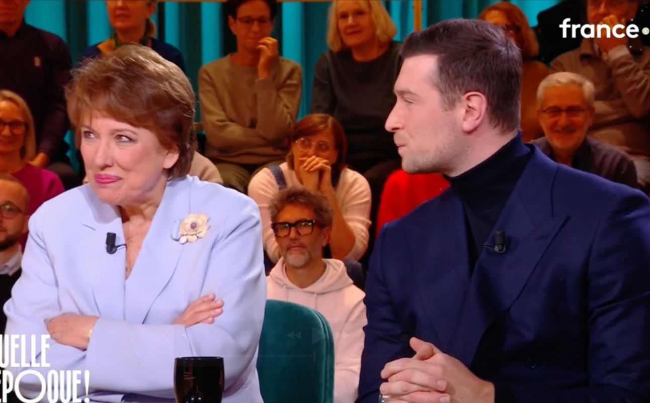 Jordan Bardella moqué dans "Quelle Époque !" par Roselyne Bachelot : "Je vous trouve bien inélégante" 3 Jordan Bardella moqué dans "Quelle Époque !" par Roselyne Bachelot : "Je vous trouve bien inélégante" Capture decran 2025 12 16 143709