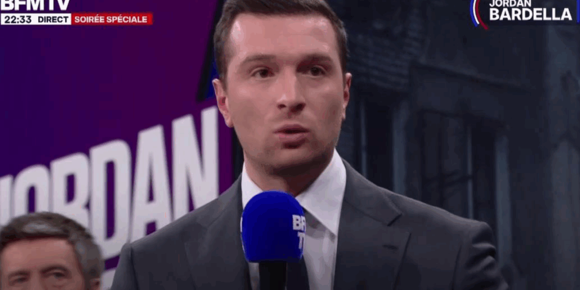 Jordan Bardella accusé en direct, carton historique sur BFMTV