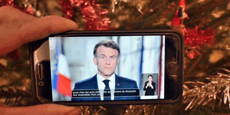 Ce qu'Emmanuel Macron va dire lors de ses vœux pour 2026 1 Ce qu'Emmanuel Macron va dire lors de ses vœux pour 2026 Capture decran 2025 12 31 144320
