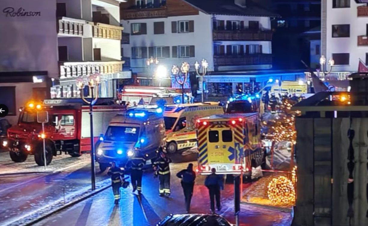 Explosion d'un bar pendant la soirée du Nouvel an, des dizaines de victimes 3 Explosion d'un bar pendant la soirée du Nouvel an, des dizaines de victimes Capture decran 2026 01 02 125047