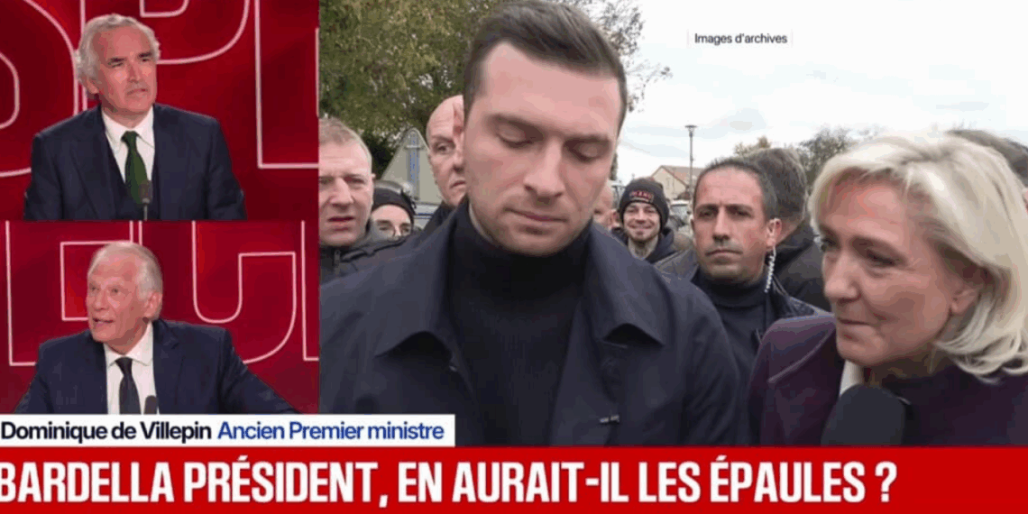 Dominique compare Jordan Bardella à un pilote sans expérience de Villepin