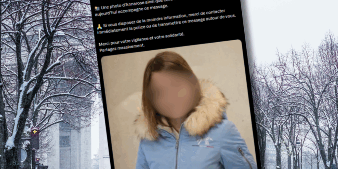 La fillette de 11 ans portée disparue, à Paris, a été retrouvée saine et sauve 3 La fillette de 11 ans portée disparue, à Paris, a été retrouvée saine et sauve La fillette de 11 ans portée disparue, à Paris, a été retrouvée saine et sauve