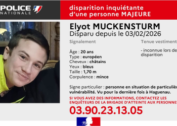 Un appel à témoins lancé par la police pour retrouver Elyot, 20 ans, disparu dans le Bas-Rhin