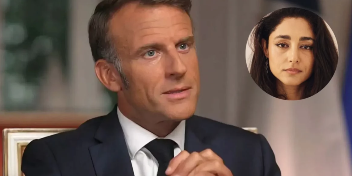 Emmanuel Macron et Golshifteh Farahani amants cachés ? L&rsquo;actrice évoque la rumeur d’une liaison secrète