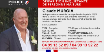 Disparition inquiétante : la police lance un appel à témoins pour retrouver un sexagénaire montpelliérain