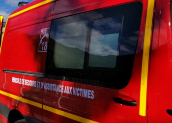 Millau : une voiture sur le toit après une collision dans la côte de la Cavalerie