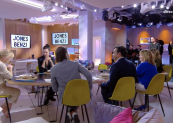 « C’est affreux ! » : Anne-Élisabeth Lemoine paniquée après une chute en direct dans « C à vous »