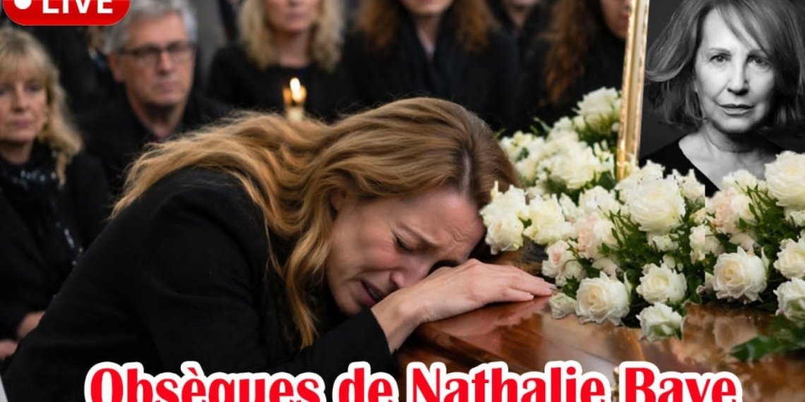 Obsèques de Nathalie Baye : ce moment gênant vécu par Claire Chazal avant le début de la cérémonie (vidéo)