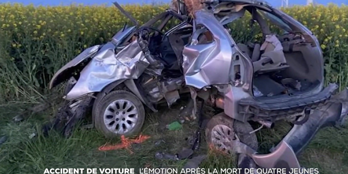 Quatre jeunes garçons de 16 à 19 ans meurent dans un accident de la route dans la Marne