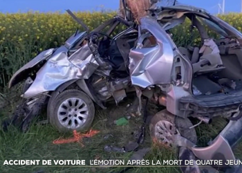 Quatre jeunes garçons de 16 à 19 ans perdent la vie dans un accident de la route dans la Marne