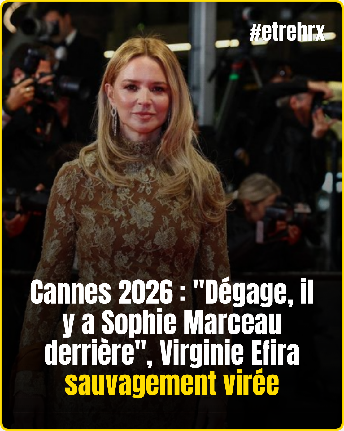 « Dégage, il y a Sophie Marceau derrière » : énorme malaise sur le tapis rouge…