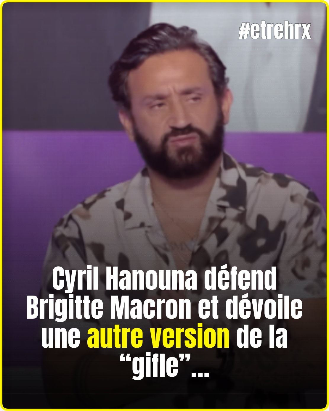 « Emmanuel Macron l’a taquinée tout le vol » : Hanouna rétablit sa vérité…