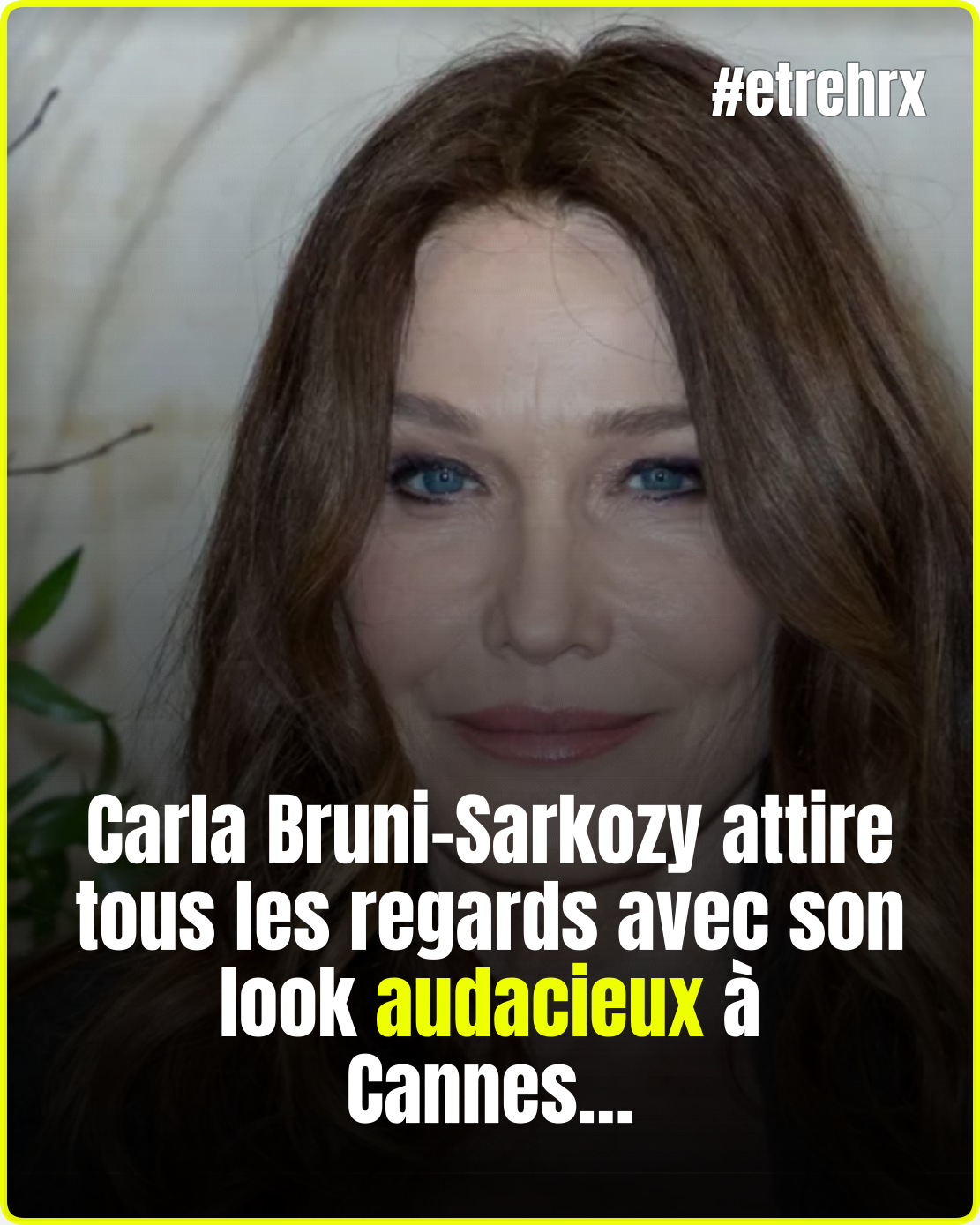 Loin des soucis judiciaires de Nicolas Sarkozy, Carla Bruni surprend sur le tapis rouge…