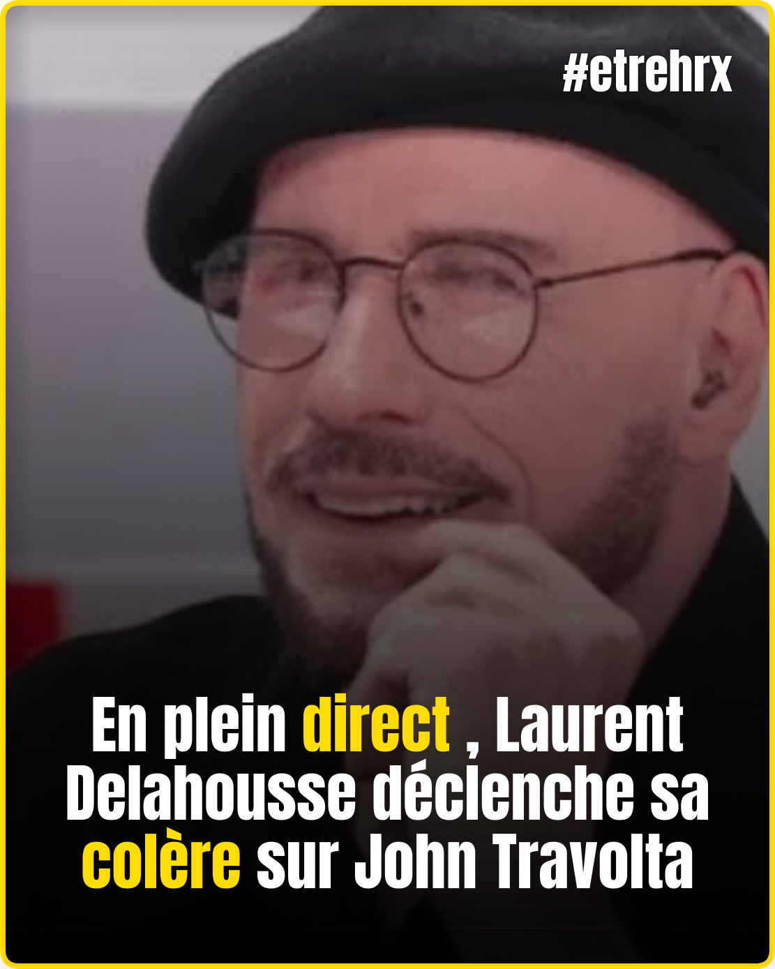 Laurent Delahousse provoque un malaise en parlant de John Travolta en direct…