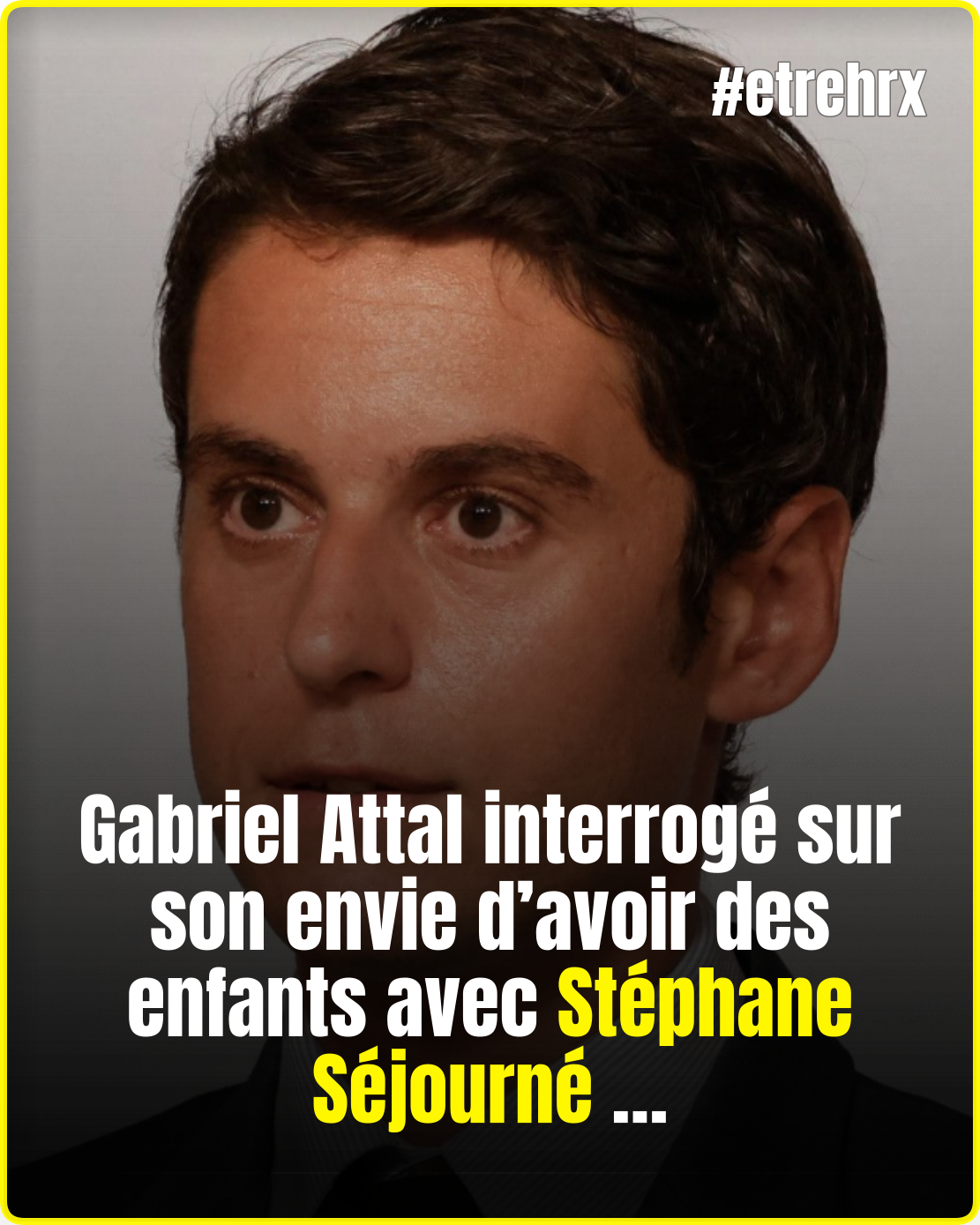 Ophélie Meunier pose une question très personnelle à Gabriel Attal…