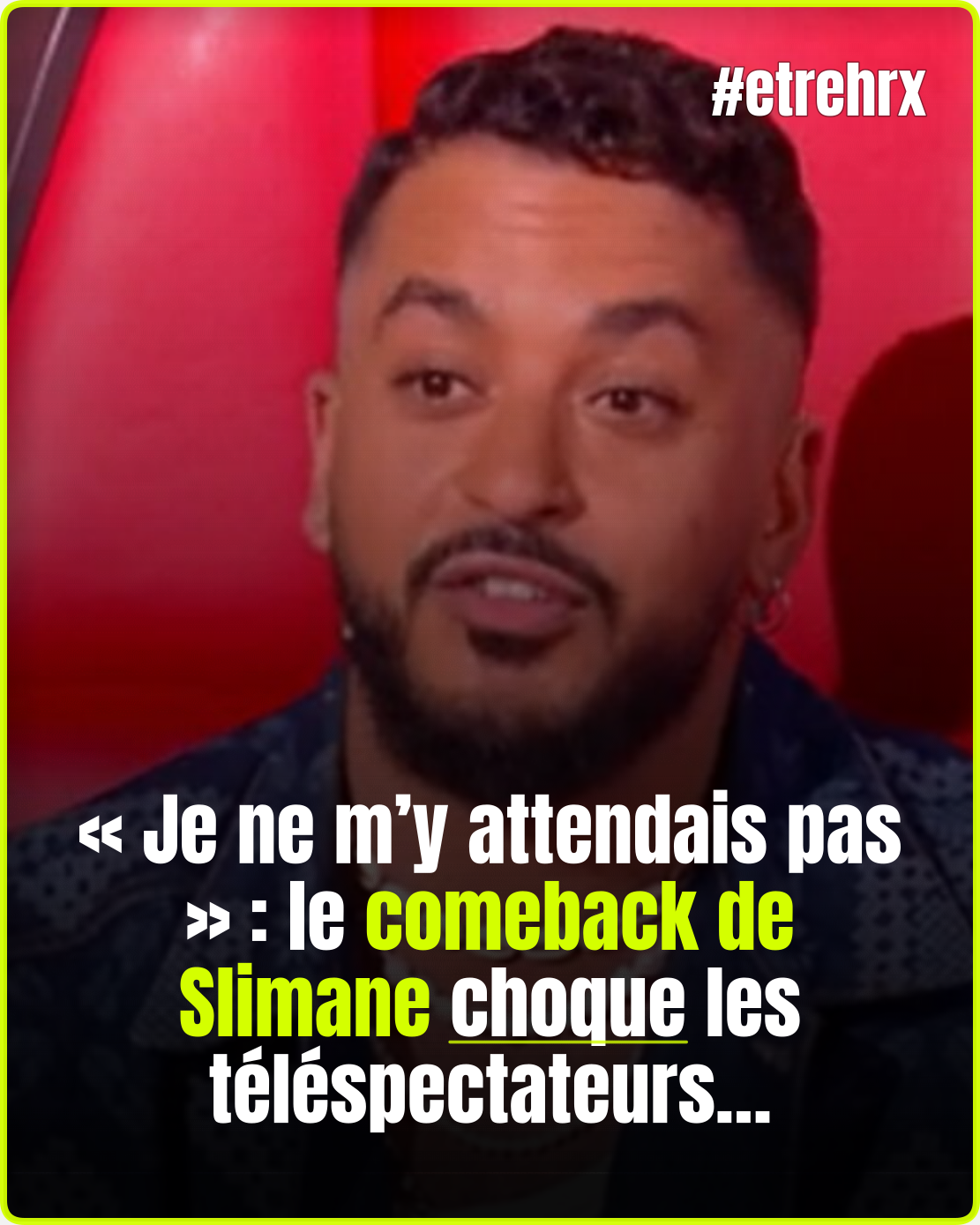 Slimane revient dans The Voice et provoque déjà une vague de réactions…