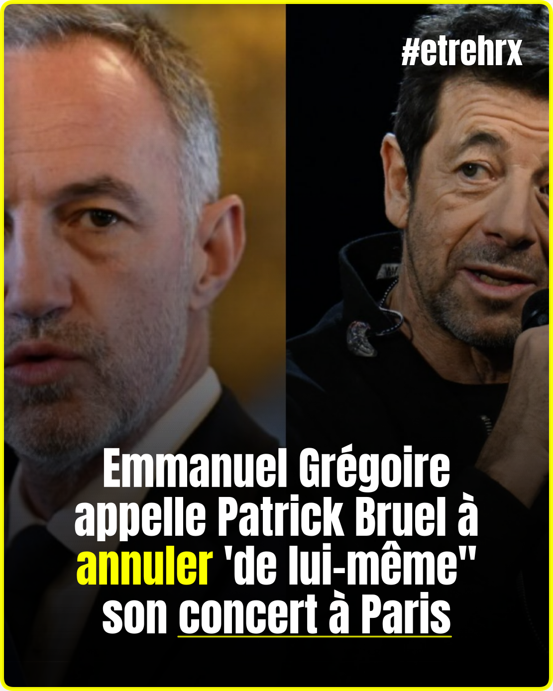 Le concert parisien de Patrick Bruel au cœur d’un appel inattendu…