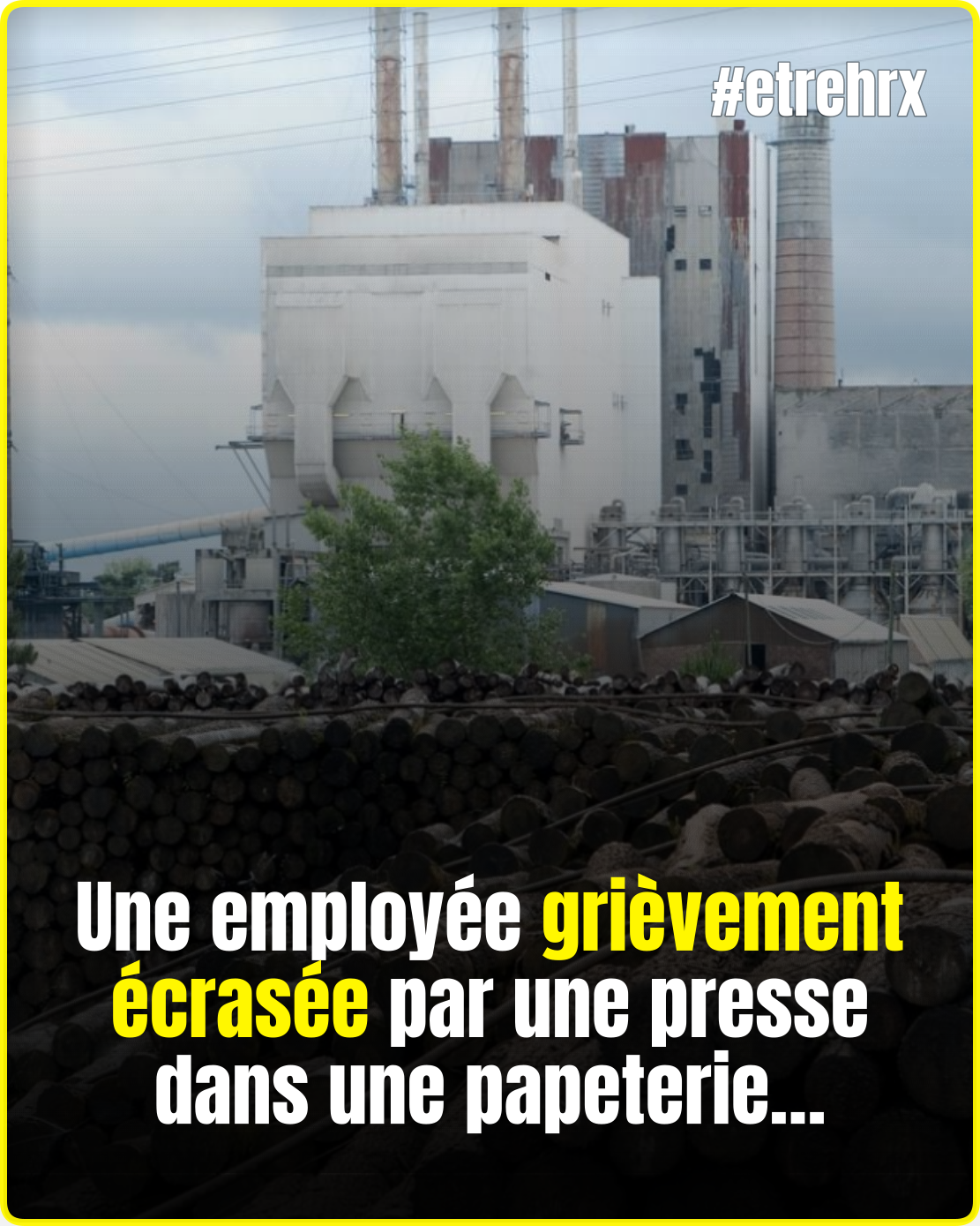 Une machine industrielle provoque un drame dans une papeterie de Haute-Vienne…